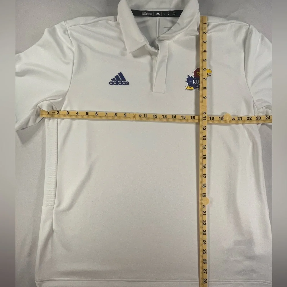 Adidas Kansas Jayahawks Performance/Coaching/Golf Climalite Polo